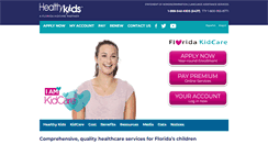 Desktop Screenshot of healthykids.org